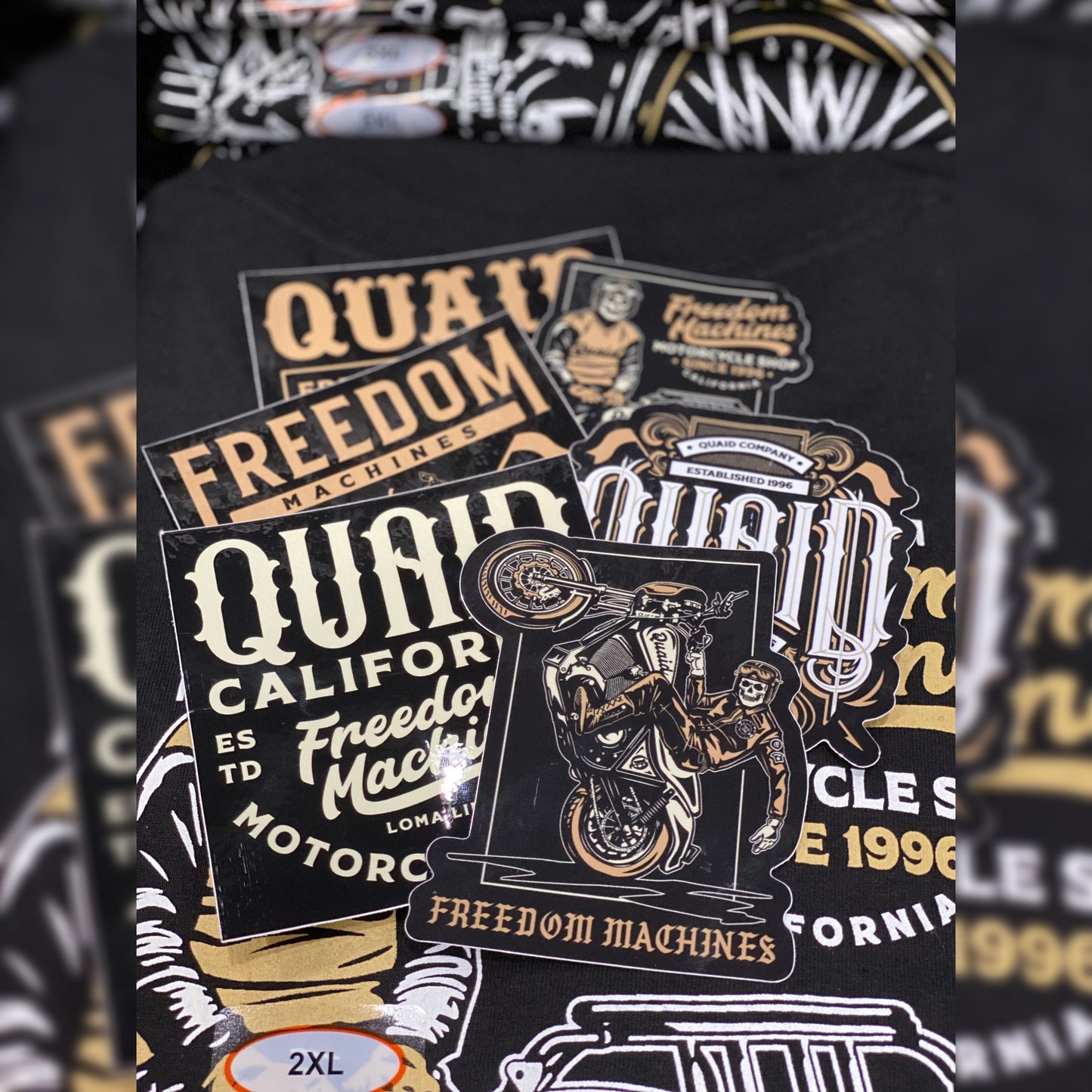 Freedom machines company sticker pack